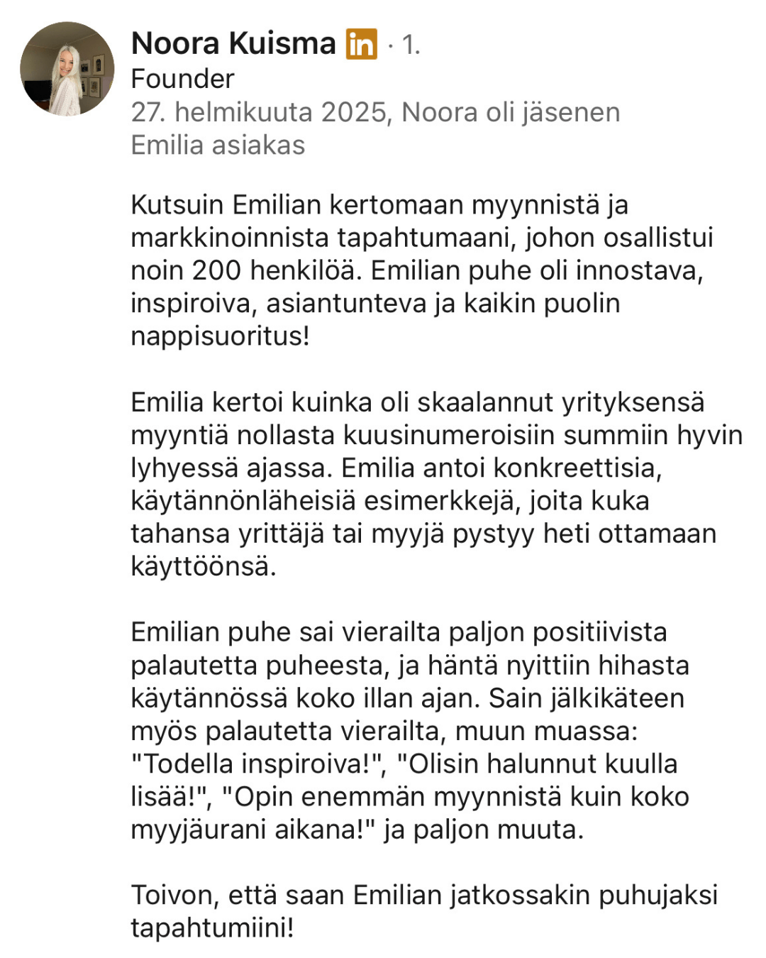 Noora Kuisma